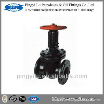 Flanged standard cast iron gate valves in industry Z45T-10